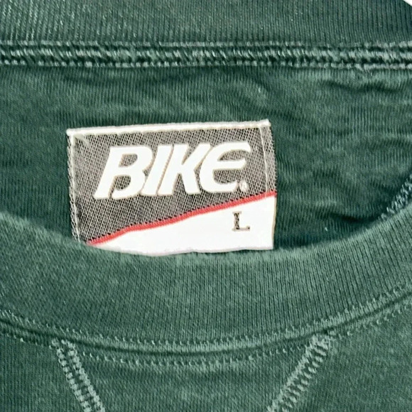 Rare Vintage BIKE brand Christmas holiday religious jesus sweater sweatshirt LG - Picture 4 of 10